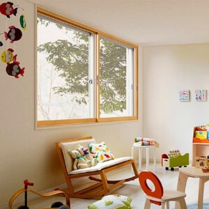 二重窓 2枚建引違い 単板ガラス インプラス 1006 巾-1000mm 高さ-600mm