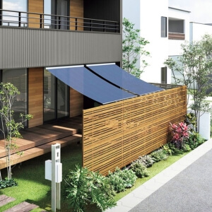 【枠付け】 リクシル スタイルシェード アルミ/樹脂枠 単体サッシ用 06011 W770×H1210mm アナノン LIXIL 洋風すだれ 後付窓日よけ フック固定