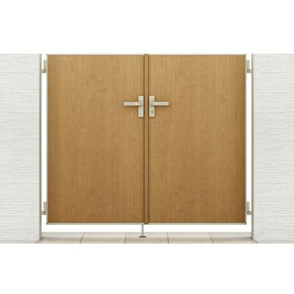 門扉 リクシル 開き門扉AA FM1型 両開き 08-12/08-14/08-16 埋込使用 W1600(800+800)×H1200/1400/1600mm LIXIL 開き門扉 リフォーム