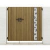 門扉 リクシル 開き門扉AA TS2型 縦桟 両開き 親子 04-08-12/04-08-14 柱使用 W1200(400+800)×H1200/1400mm LIXIL 開き門扉 リフォーム