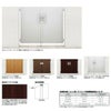 門扉 リクシル 開き門扉AA FM1型 両開き 親子 04-08-12/04-08-14 柱使用 W1200(400+800)×H1200/1400mm LIXIL 開き門扉 リフォーム 3枚目