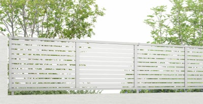 フェンス LIXIL フェンスAB YS2型(横スリット2) T-8 本体 2000mm(フリーポールタイプ専用)×800mm