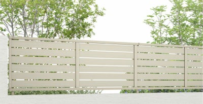 フェンス LIXIL フェンスAB YS3型(横スリット3) T-6 本体 2000mm(フリーポールタイプ専用)×600mm