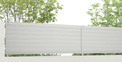 フェンス LIXIL フェンスAB YM1型(横目隠し1) T-8 本体 2000mm(フリーポールタイプ専用)×800mm