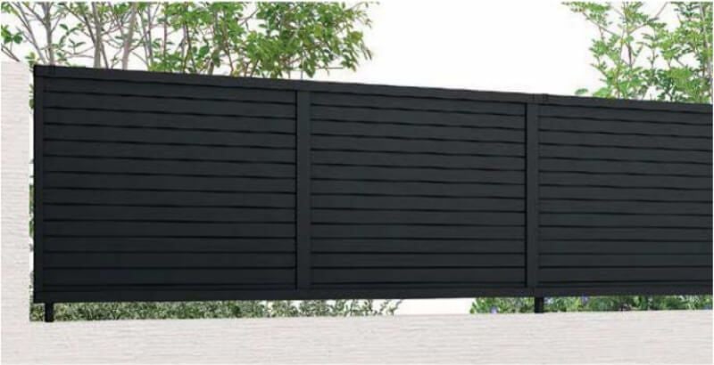 フェンス LIXIL フェンスAB YM2型(横目隠し2) T-8 本体 2000mm(フリーポールタイプ専用)×800mm