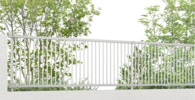 フェンス LIXIL フェンスAB TR2型(縦格子2) T-10 本体 2000mm(フリーポールタイプ専用)×1000mm