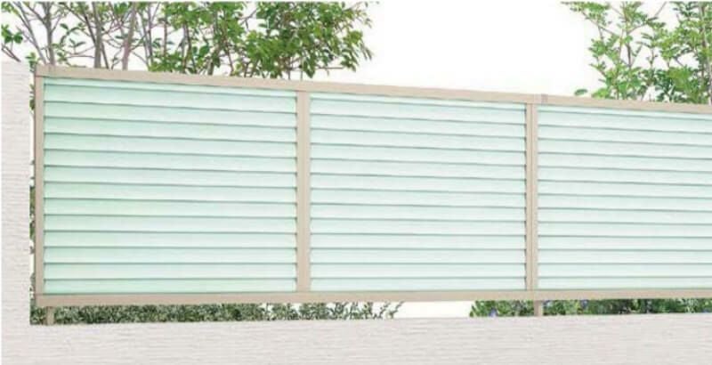 フェンス LIXIL フェンスAB YT2型(採光ルーバー) T-6 本体 2000mm(フリーポールタイプ専用)×600mm