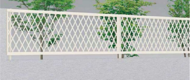 フェンス LIXIL ライシスフェンス 8型 フリーポールタイプ T-8 本体 1979×800mm