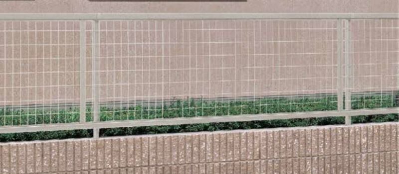 フェンス LIXIL アルメッシュフェンス 1型 フリーポールタイプ T-6 本体 1979×600mm