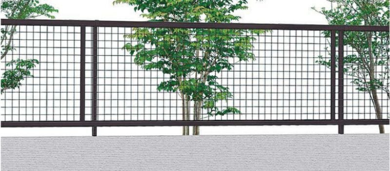 フェンス LIXIL アルメッシュフェンス 3型 フリーポールタイプ T-6 本体 1979×600mm