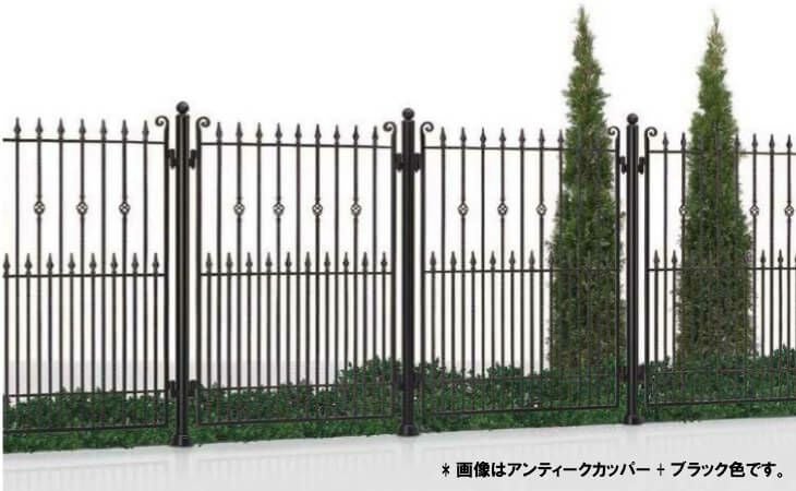 フェンス LIXIL ヴィア・ル・クラシコ フェンスＴ-16 本体 1200×1600mm ロイヤルブラック