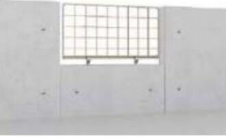 フェンス LIXIL アーキキャストフェンスFK型 (フリーポールタイプ) Ｔ-6 本体 900×600mm