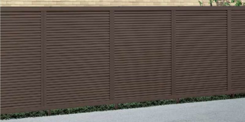 フェンス LIXIL ハイスクリーンフェンス A型 フリーポールタイプ T-12 本体 1967.5×1200mm