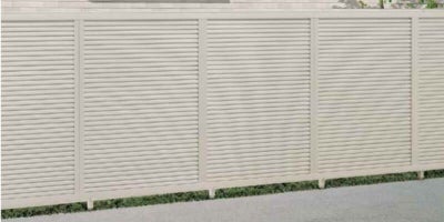 フェンス LIXIL ハイスクリーンフェンス B型 フリーポールタイプ T-12 本体 1967.5×1200mm