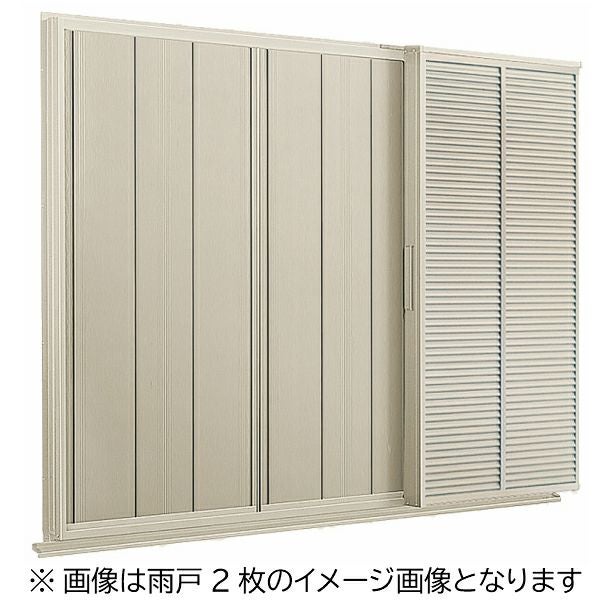 トステム雨戸、サッシ。欄間窓、戸袋付き。５月１６日まで。 後付け雨戸 LIXIL/TOSTEM 雨戸一筋 半外付型 壁付タイプ Danパネル雨戸