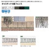 フェンス LIXIL キャスティナA型フェンス Ｔ-8 本体 1000×800mm 2枚目
