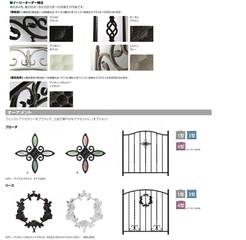 フェンス LIXIL ラフィーネフェンス1型 間仕切りタイプ Ｔ-10 本体 1000×1000mm 7枚目