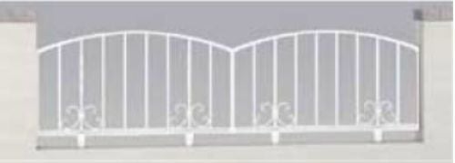 フェンス LIXIL ラフィーネフェンス4型 フリーポールタイプ Ｔ-6 本体 1000×600mm