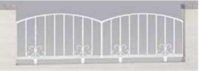 フェンス LIXIL ラフィーネフェンス4型 フリーポールタイプ Ｔ-6 本体 1000×600mm