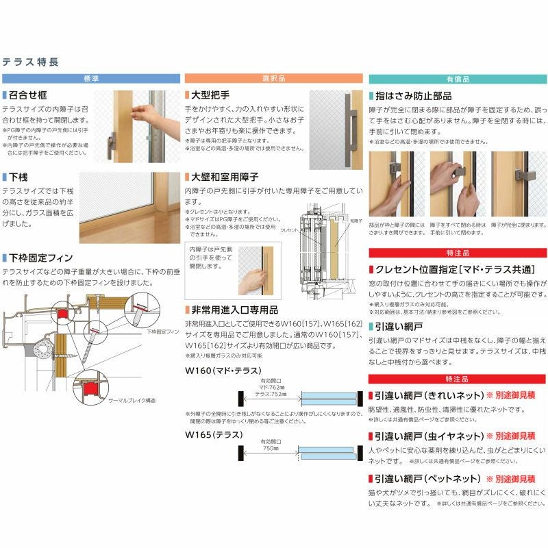 引き違い窓 15022 防火戸FG-L W1540×H2230mm アングル付枠 防火仕様 アルミサッシ 樹脂サッシ 複合窓 断熱 PG障子 2枚建 引違い窓  防火 窓 サッシ LIXIL リクシル TOSTEM トステム おたすけ リフォーム DIY 4枚目
