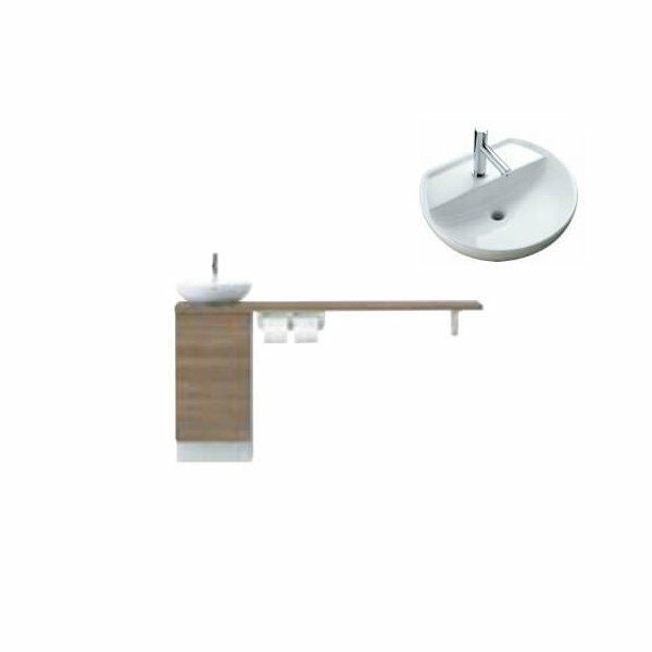 トイレ手洗 キャパシア カウンターキャビネット カウンター奥行280