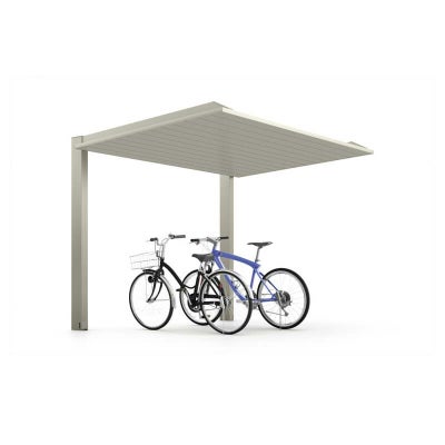 サイクルポート 駐輪場 リクシル カーポートSC ミニ(基本) 21-29型 W2100×L2900 収容台数4～7台用 アルミ形材屋根材 自転車置き場