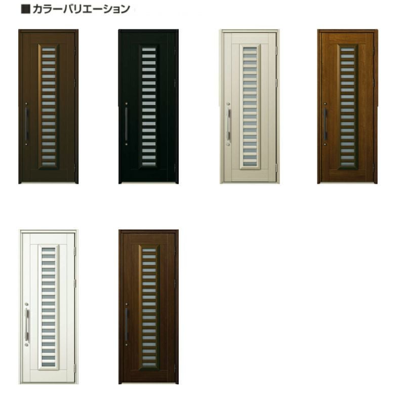 玄関ドア YKKap プロント S11 片開きドア スマートコントロールキー W872×H2330mm ランマ付 DH20 採風 アルミサッシ 新設 おしゃれ リフォーム DIY 2枚目