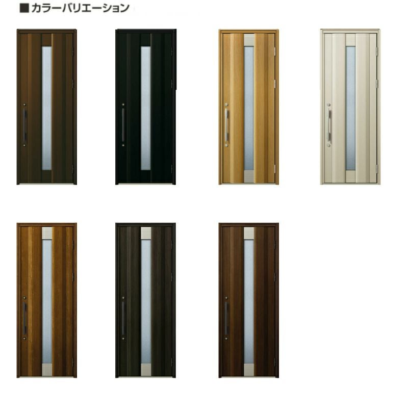 玄関ドア YKKap プロント S01 親子 スマートコントロールキー W1235×H2330mm ランマなし DH23 玄関ドア アルミサッシ 新設 おしゃれ リフォーム DIY 2枚目