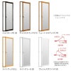 二重窓 内窓 インプラス リクシル 開き窓 安全乳白合わせ複層ガラス W270～500×H1001～1400mm LIXIL 室内用 窓サッシ 防音 断熱 2重窓 リフォーム DIY 2枚目