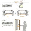 網戸 リフォーム網戸 横引きロール網戸 オーダーサイズ 窓サイズ 1枚 採寸W180-800mm 採寸H230-999mm LIXIL リクシル純正 窓 交換 DIY 5枚目