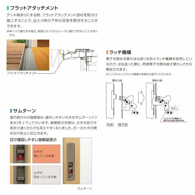 さいと　サイド小窓あり片側とリアゲート用のセット 勝手口引き戸 08322 サーモスL ガゼリアN スライド W870×H2230mm LIXIL
