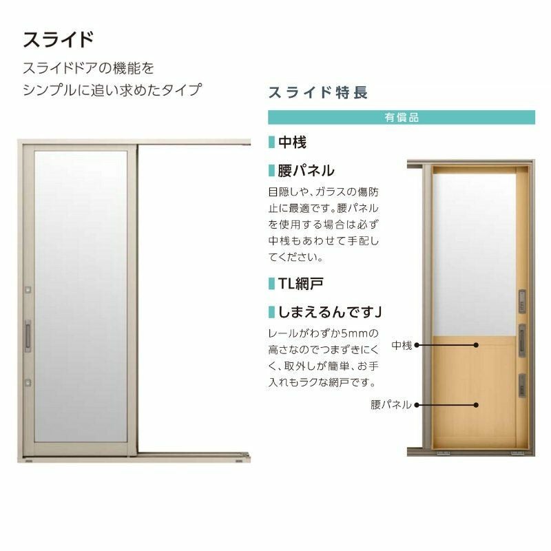 勝手口引き戸 06020 サーモスL ガゼリアN スライド(カードキー対応