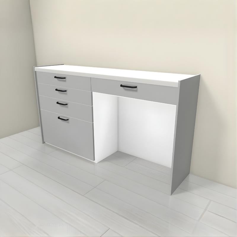 食器棚 システムキッチン収納 シエラS LIXIL 壁付型ハイフロアプラン W1800mm 間口180cm(90+90cm) カウンター高さ99cm 奥行45cm リクシル グループ1