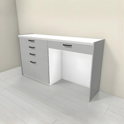 食器棚 システムキッチン収納 シエラS LIXIL 壁付型ハイフロアプラン W1800mm 間口180cm(90+90cm) カウンター高さ99cm 奥行45cm リクシル グループ1