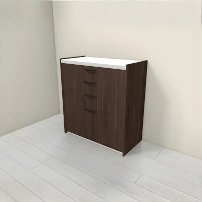 食器棚 システムキッチン収納 シエラS LIXIL 壁付型ハイフロアプラン W900mm 間口90cm カウンター高さ99cm 奥行45cm リクシル グループ1