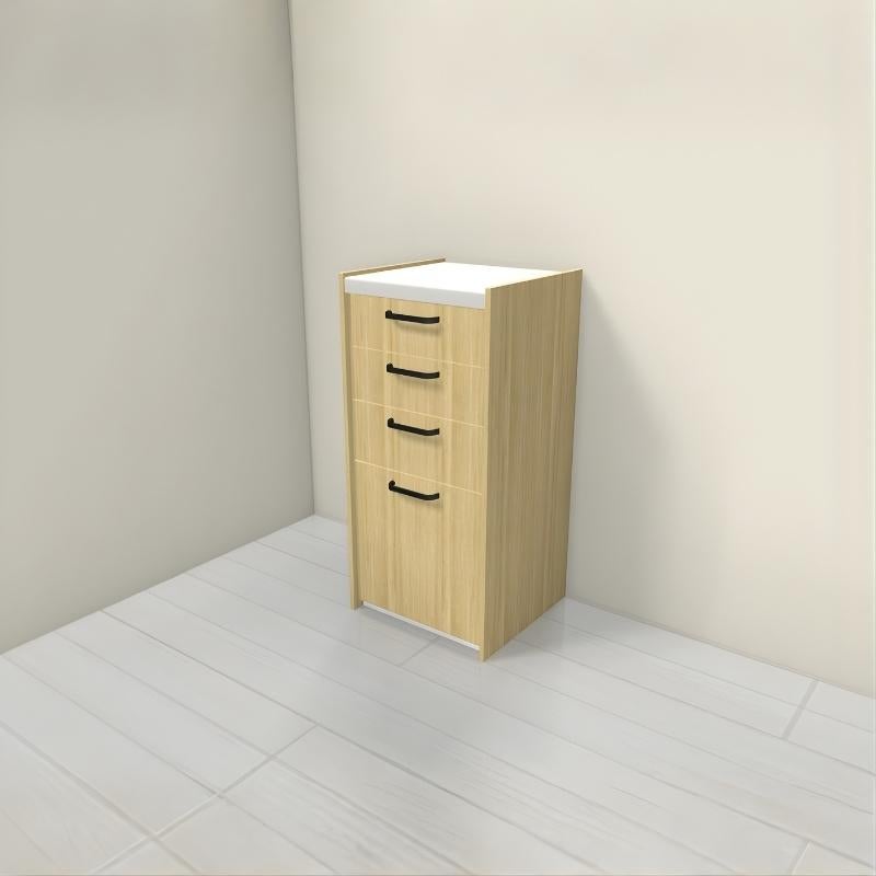 食器棚 システムキッチン収納 シエラS LIXIL 壁付型ハイフロアプラン W450mm 間口45cm(R) カウンター高さ99cm 奥行45cm リクシル グループ1