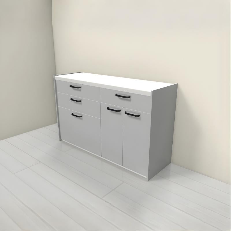 食器棚 システムキッチン収納 シエラS LIXIL 壁付型カウンタープラン W1350mm 間口135cm(45L+90cm) カウンター高さ85cm 奥行45cm リクシル グループ1