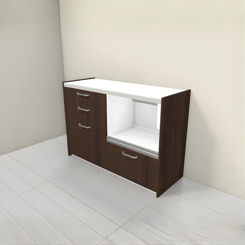 食器棚 システムキッチン収納 シエラS LIXIL 壁付型カウンタープラン W1200mm 間口120cm(60+60cm) カウンター高さ85cm 奥行45cm リクシル グループ1