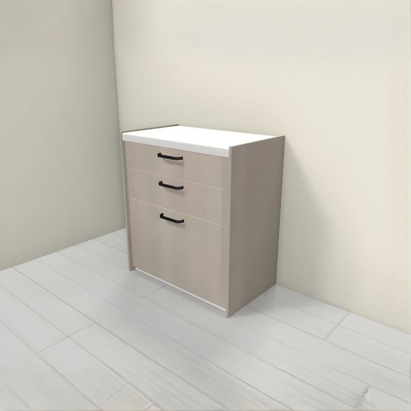 食器棚 システムキッチン収納 シエラS LIXIL 壁付型カウンタープラン W750mm 間口75cm カウンター高さ85cm 奥行45cm リクシル グループ1