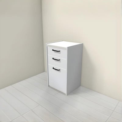 食器棚 システムキッチン収納 シエラS LIXIL 壁付型カウンタープラン W450mm 間口45cm(R) カウンター高さ85cm 奥行45cm リクシル グループ1