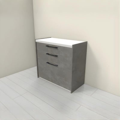 食器棚 システムキッチン収納 シエラS LIXIL 壁付型カウンタープラン W900mm 間口90cm カウンター高さ85cm 奥行45cm リクシル グループ2