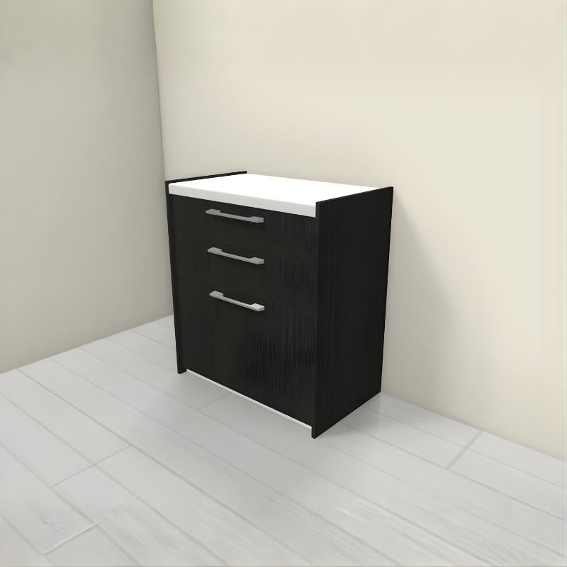 食器棚 システムキッチン収納 シエラS LIXIL 壁付型カウンタープラン W750mm 間口75cm カウンター高さ85cm 奥行45cm リクシル グループ2