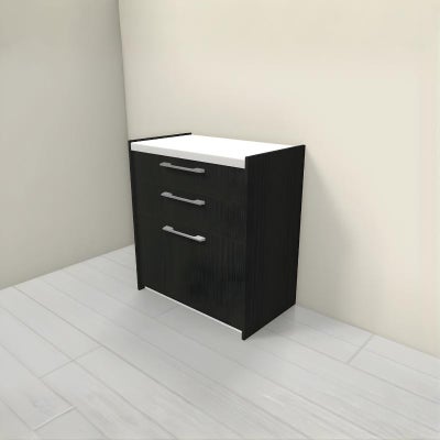 食器棚 システムキッチン収納 シエラS LIXIL 壁付型カウンタープラン W750mm 間口75cm カウンター高さ85cm 奥行45cm リクシル グループ2