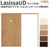 リクシル 室内引戸 ラシッサUD 上吊方式 片引戸 Wソフトモーション 木質面材 HHF ノンケーシング枠 採光タイプ2020/2220/2620 LIXIL 扉 室内引き戸 ドア 交換 リフォーム DIY 【リフォームおたすけDIY】 2枚目