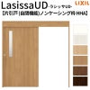 リクシル 室内引戸 ラシッサUD 上吊方式 片引戸 自閉機能 木質面材 HHA ノンケーシング枠 採光タイプ 2020/2220/2620 LIXIL 扉 室内引き戸 ドア 交換 リフォーム DIY 【リフォームおたすけDIY】 2枚目