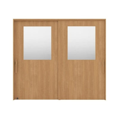 リクシル 室内引戸 ラシッサUD 上吊方式 引違い戸2枚建て Wソフトモーション 木質面材 HHB ノンケーシング枠 採光タイプ2120/2320/2720 LIXIL 室内引き戸 ドア 交換 リフォーム DIY 【リフォームおたすけDIY】