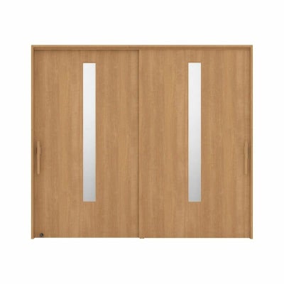 リクシル 室内引戸 ラシッサUD 上吊方式 引違い戸2枚建て Wソフトモーション 木質面材 HHC ノンケーシング枠 採光タイプ2120/2320/2720 LIXIL 室内引き戸 ドア 交換 リフォーム DIY 【リフォームおたすけDIY】