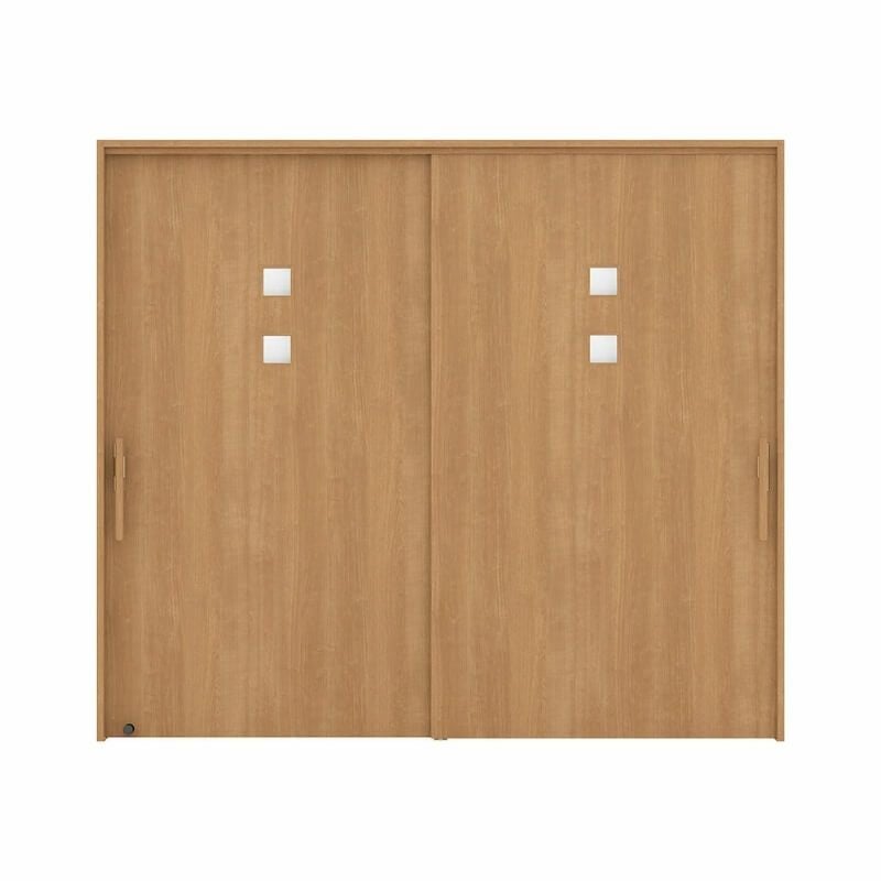 リクシル 室内引戸 ラシッサUD 上吊方式 引違い戸2枚建て Wソフトモーション 木質面材 HHE ノンケーシング枠 採光タイプ2120/2320/2720 LIXIL 室内引き戸 ドア 交換 リフォーム DIY 【リフォームおたすけDIY】