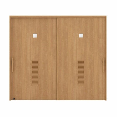 リクシル 室内引戸 ラシッサUD 上吊方式 引違い戸2枚建て Wソフトモーション 木質面材 HYG ノンケーシング枠 洗面タイプ2120/2320/2720 LIXIL 室内引き戸 ドア 交換 リフォーム DIY 【リフォームおたすけDIY】