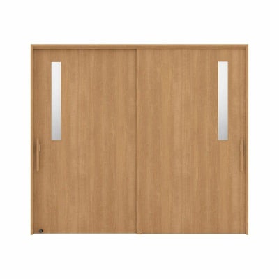 リクシル 室内引戸 ラシッサUD 上吊方式 引違い戸2枚建て Wソフトモーション 木質面材 HHA ケーシング付枠 採光タイプ 2120/2320/2720 LIXIL 室内引き戸 ドア 交換 リフォーム DIY 【リフォームおたすけDIY】